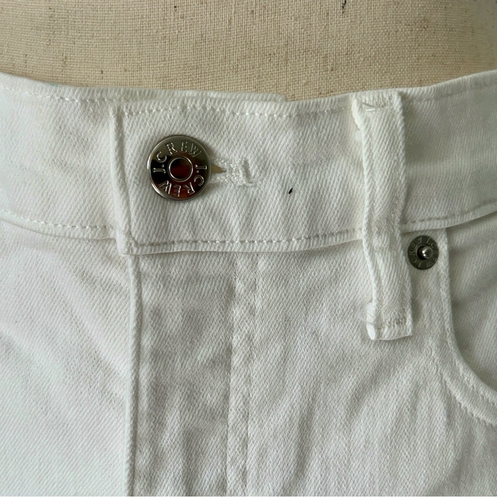 J.Crew White wide leg Cropped Denim Jeans - Picture 3 of 11